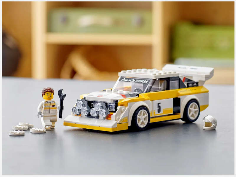 LEGO 76897 Speed Champions 1985 Audi Sport Quattro S1(Discontinued by Manufacturer 2020)Hard-to-find