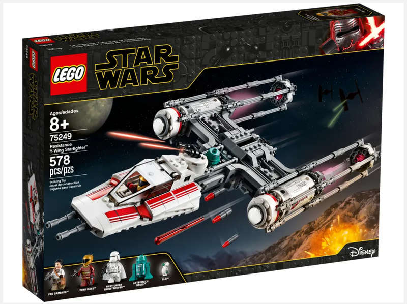 LEGO Sets LEGO 75249 Star Wars Resistance Y Wing Starfighter Discontinued by Manufacturer 2019 was listed for 2 999.97 on 22 May at 14 46 by Expert Brick in Johannesburg ID 613052061