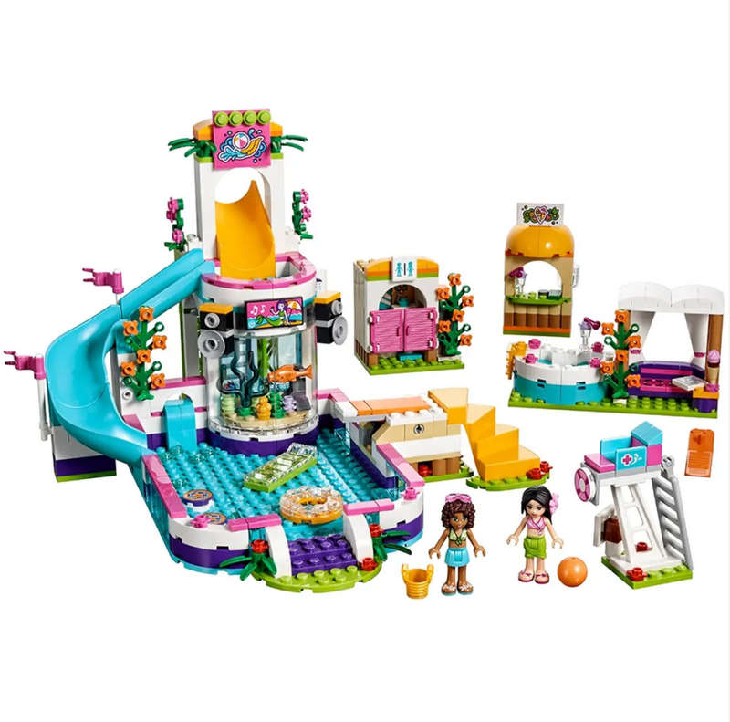 LEGO 41313 Friends Heartlake Summer Pool (Discontinued by Manufacturer 2017) Hard-to-find