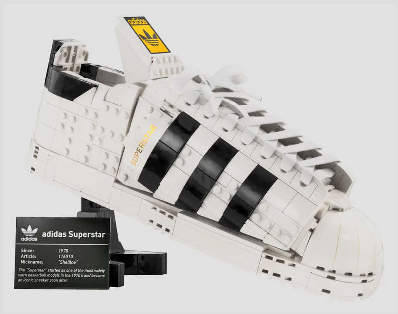 LEGO 10282 Adidas Originals Superstar (Discontinued by Manufacturer 2021) Collectors Grail