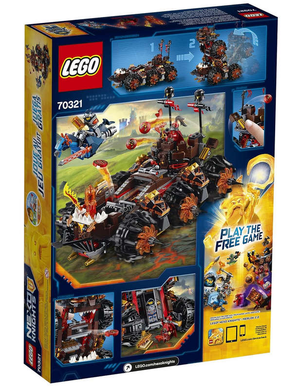 LEGO 70321 Nexo Knights General Magmar`s Siege Machine of Doom (Discontinued by Manufacturer 2016)