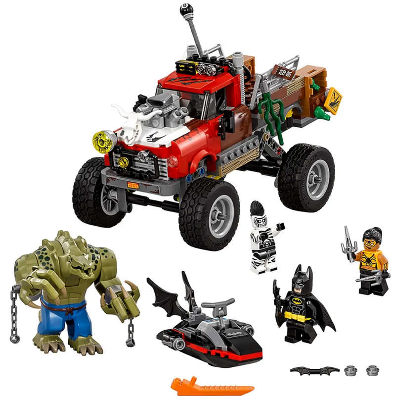 LEGO 70907 Batman Movie Killer Croc Tail-Gator (Discontinued by Manufacturer 2017) Ultra-rare find