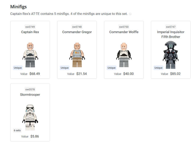 LEGO 75157 Star Wars Captain Rex`s AT-TE (Discontinued by Manufacturer 2016) Collectors Grail