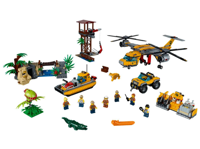 LEGO 60162 City Jungle Air Drop Helicopter (Discontinued by Manufacturer 2017) Hard-to-find