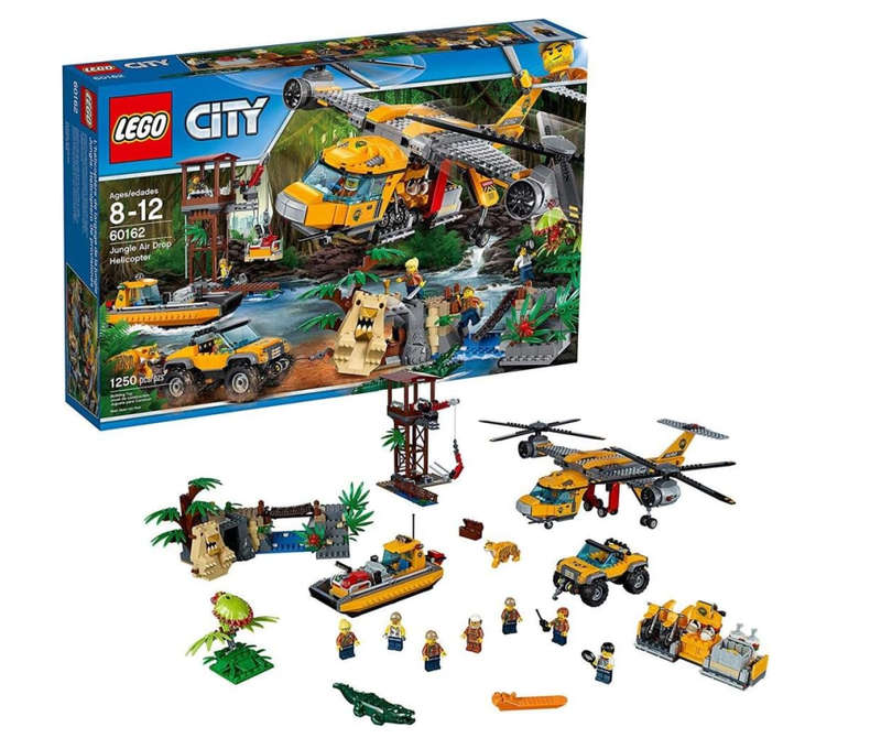 LEGO 60162 City Jungle Air Drop Helicopter (Discontinued by Manufacturer 2017) Hard-to-find