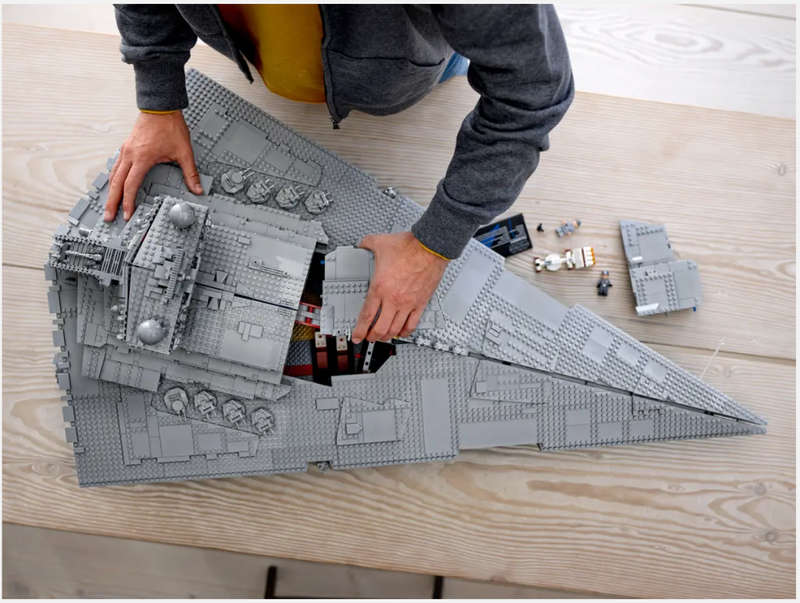 LEGO 75252 Star Wars Imperial Star Destroyer + LEGO 40686 Trade Federation Troop Carrier (Very Rare)