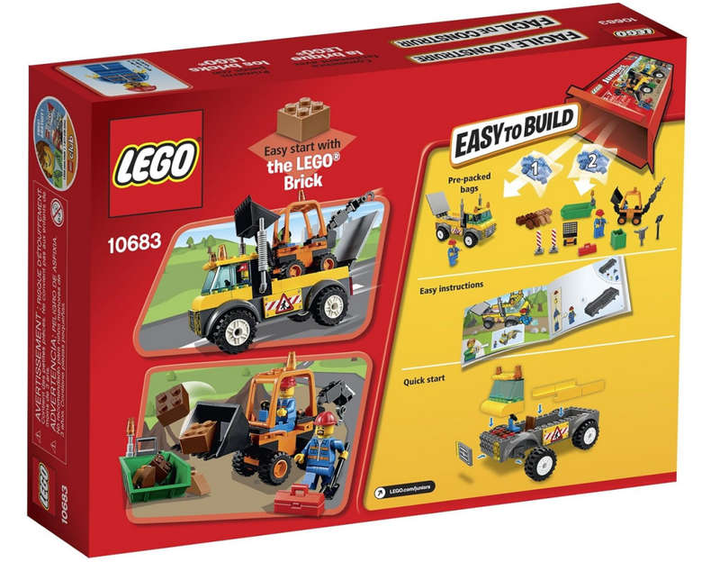LEGO 10683 Juniors Road Work Truck  (Discontinued by Manufacturer 2015) Very Rare
