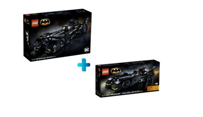 LEGO 76139 DC Batman 1989 Batmobile + Lego 40433 Exclusive Set 1989 Batmobile Limited Edition