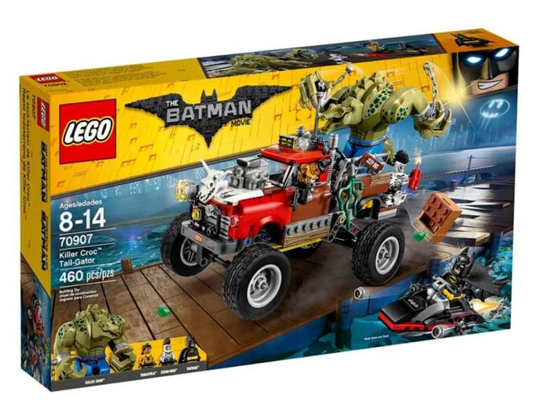 LEGO 70907 Batman Movie Killer Croc Tail-Gator (Discontinued by Manufacturer 2017) Ultra-rare find