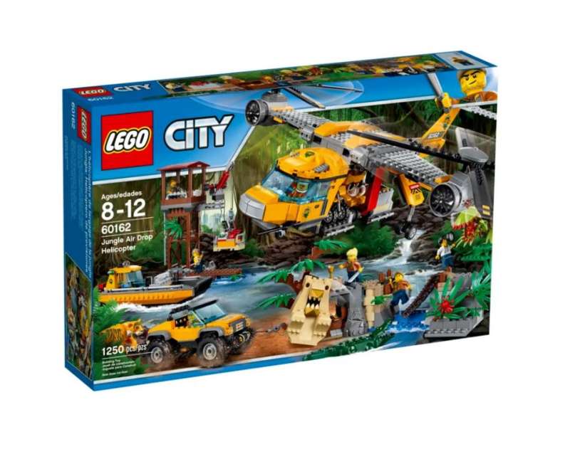 LEGO 60162 City Jungle Air Drop Helicopter (Discontinued by Manufacturer 2017) Hard-to-find
