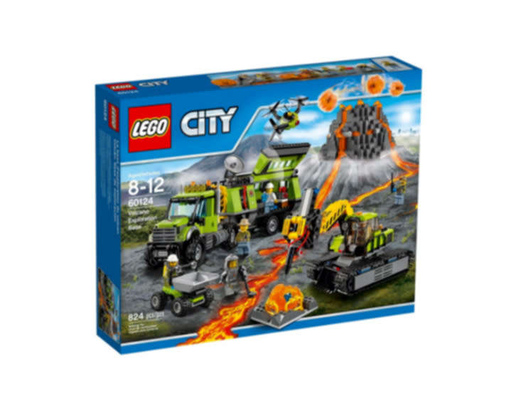 LEGO 60124 City Volcano Exploration Base