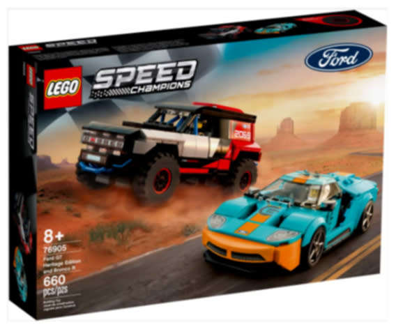 LEGO 76905 Speed Champions - Ford GT Heritage Edition and Bronco R (Discontinued by Manufacturer)