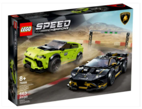 LEGO 76899 Lamborghini Urus ST-X & Lamborghini Huracán Super Trofeo EVO(Discontinued by Manufacture)