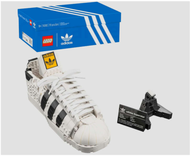 LEGO 10282 Adidas Originals Superstar (Discontinued by Manufacturer 2021) Collectors Grail