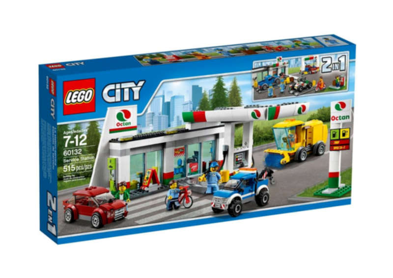 LEGO 60132 City Town Service Station (Discontinued by Manufacturer 2016) Hard-to-find