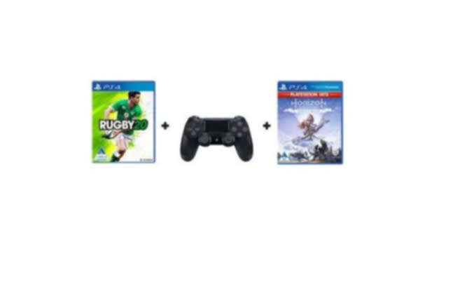 PS4 Controller Bundle (Horizon Zero Dawn Complete Edition + Rugby 20) (V2 Spec and Brand New)