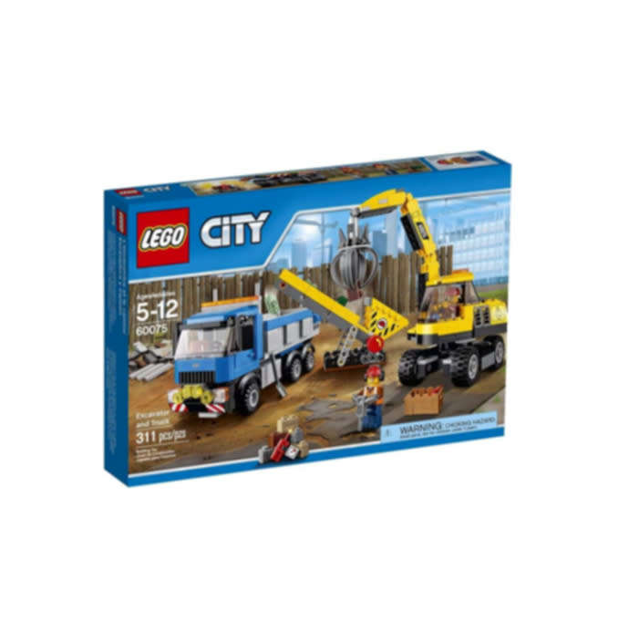 LEGO 60075 City Demolition Excavator and Truck (Discontinued by Manufacturer 2015) Collectors Grail
