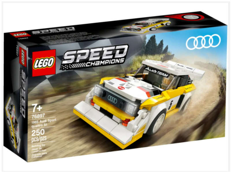 LEGO 76897 Speed Champions 1985 Audi Sport Quattro S1(Discontinued by Manufacturer 2020)Hard-to-find