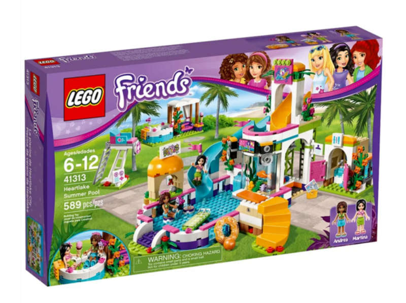 LEGO 41313 Friends Heartlake Summer Pool (Discontinued by Manufacturer 2017) Hard-to-find