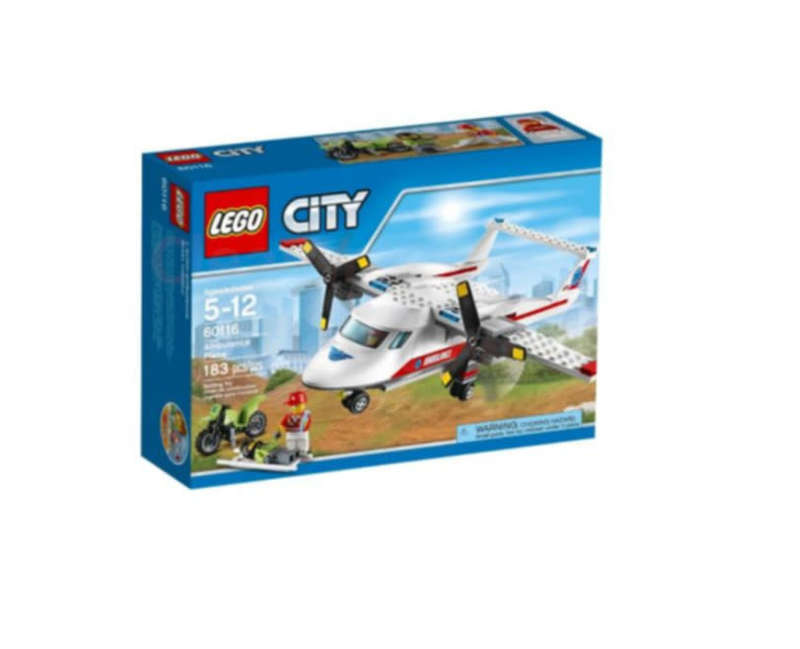 LEGO 60116 City Great Vehicles Ambulance Plane (Discontinued by Manufacturer 2016) Very Rare