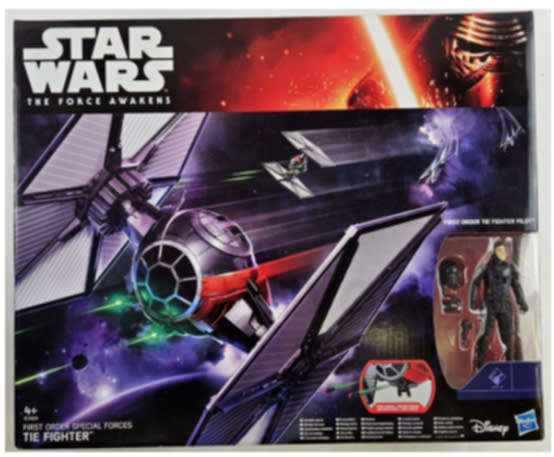 Star Wars Force Awakens Tie Fighter First Order Special Forces Hasbro Collectible (New)