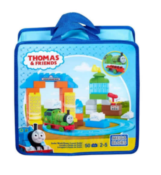 Mega Bloks Thomas and Friends Sodor Wash Down Playset Collectible (50 Pieces)