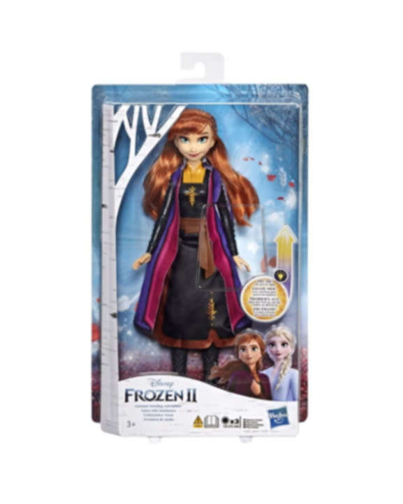 Disney Frozen Anna Magical Swirling Adventure Fashion Lights Up Collectable Doll