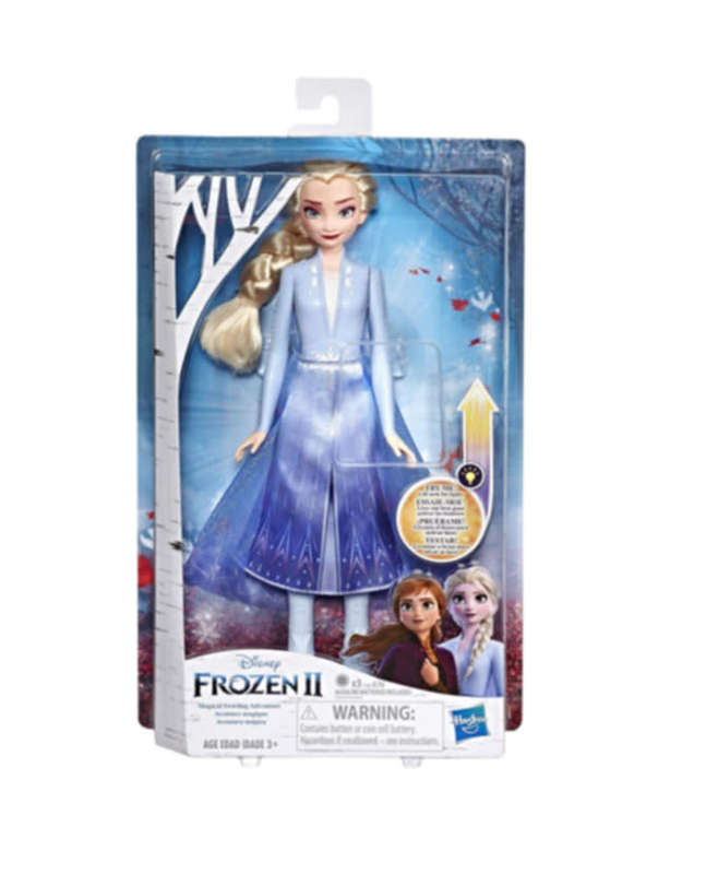 Disney Frozen Elsa Magical Swirling Adventure Fashion Lights Up Collectible Doll