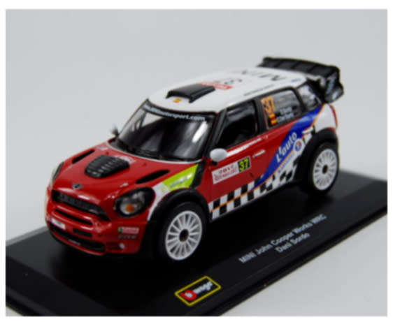 Bburago Mini John Cooper Works WRC Dani Sordo 1/32