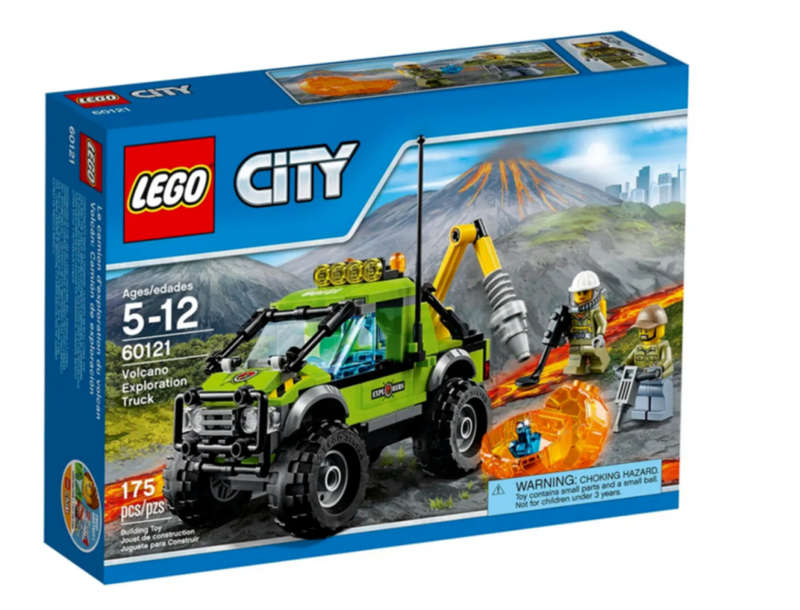 LEGO 60121  City Volcano Exploration Truck (Discontinued by Manufacturer 2016) Very Rare