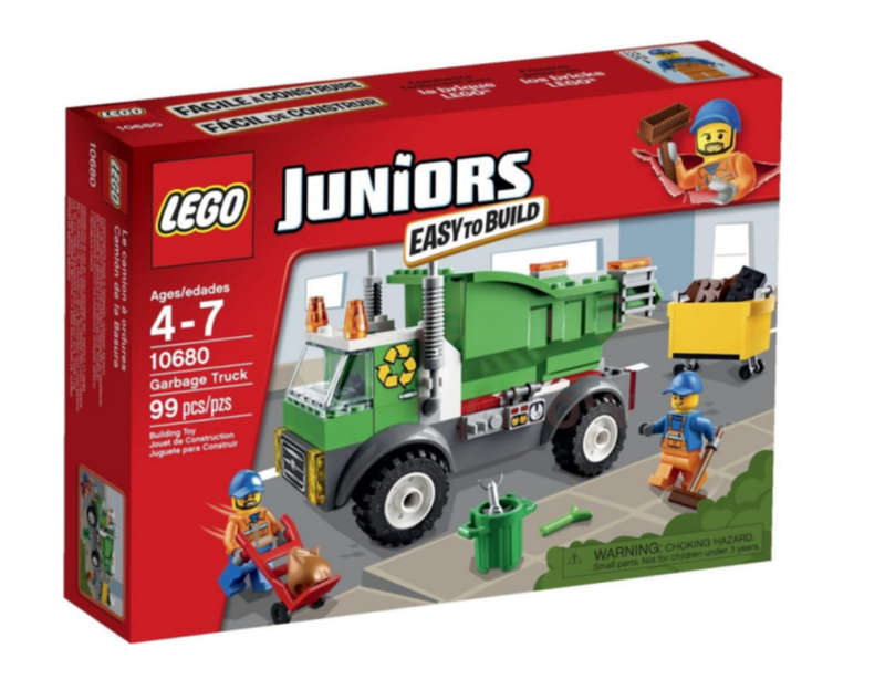 LEGO 10680 Juniors Garbage Truck (Discontinued by Manufacturer 2015) Very Rare