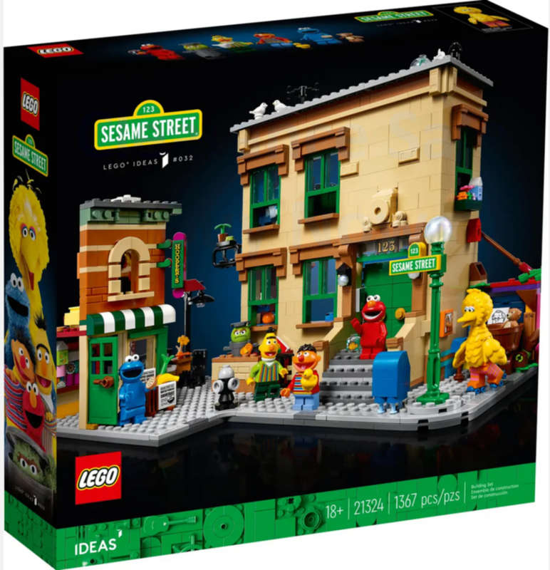 LEGO 21324 Ideas 123 Sesame Street (Discontinued by Manufacturer 2020) Collectors Grail