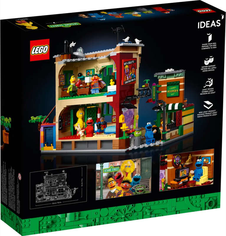 LEGO 21324 Ideas 123 Sesame Street (Discontinued by Manufacturer 2020) Collectors Grail