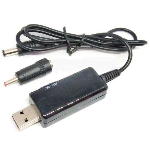 USB DC 5V to 9V  12V Step-up Converter Cable
