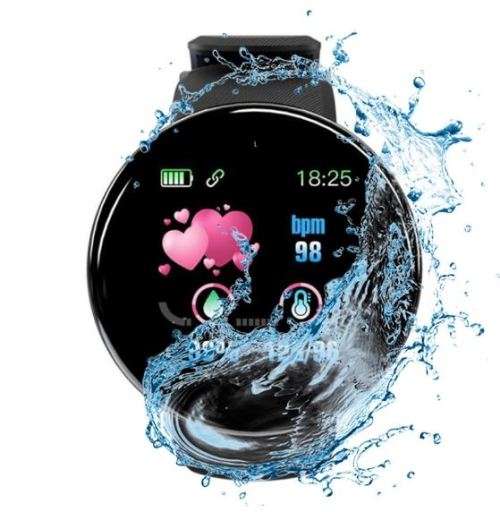 Bluetooth Fitness Smart Watch (Black)