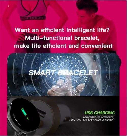 Bluetooth Fitness Smart Watch (Black)