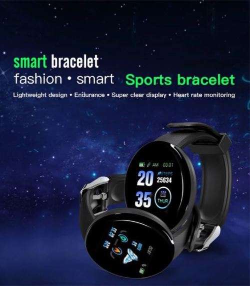Bluetooth Fitness Smart Watch (Black)