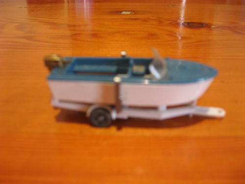 Wiking HO scale Boat and Trailer
