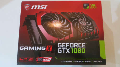 MSI Nvidia Geforce GTX 1060 6GB Gaming X