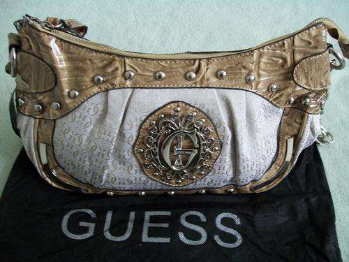 Guess Handbag(Beige Designer Guess Handbag)