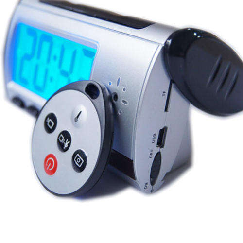 Spy Alarm Clock (Motion Controlled Camera Recording)