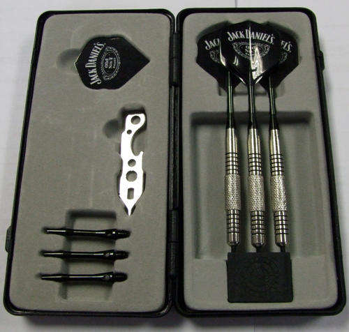 JACK DANIELS DARTS MINT IN CASE - BOXED
