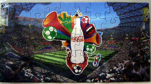 COCA COLA COKE 2010 SOCCER WORLD CUP 50 piece PUZZLE