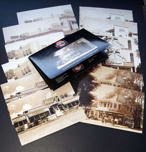 COCA COLA COKE COLLECTORS POSTCARD SET FROM 1996 - 12 POSTCARDS