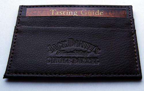 JACK DANIELS BRANDED LEATHER CARD HOLDER - NEW