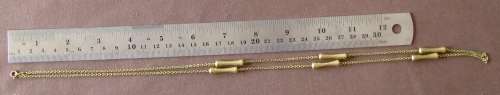 ROLLED GOLD NECKLACE / CHAIN MADE IN GERMANY