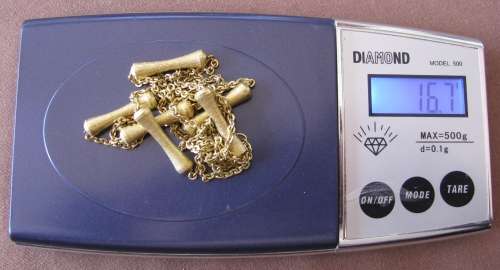 ROLLED GOLD NECKLACE / CHAIN MADE IN GERMANY