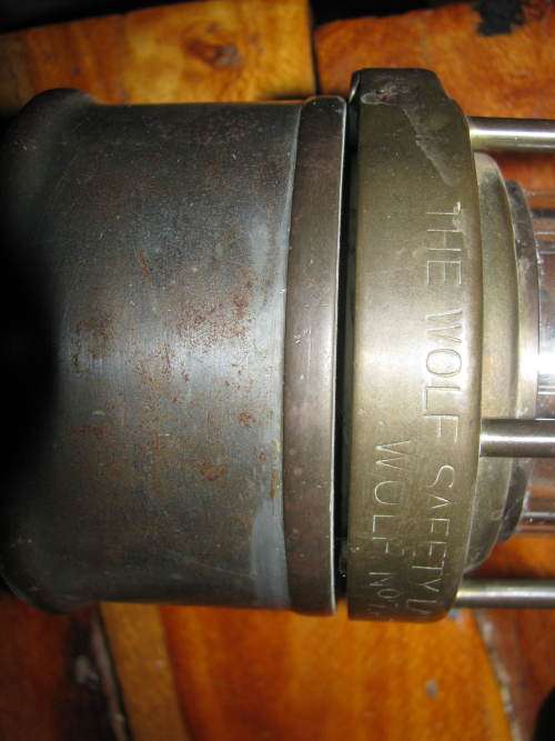 VICTOR KENT WOLF LAMP G.E.M.F. NO1 MAURICE Ltd SHEFFIELD