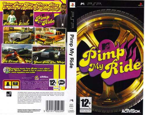 PIMP MY RIDE PSP GAME