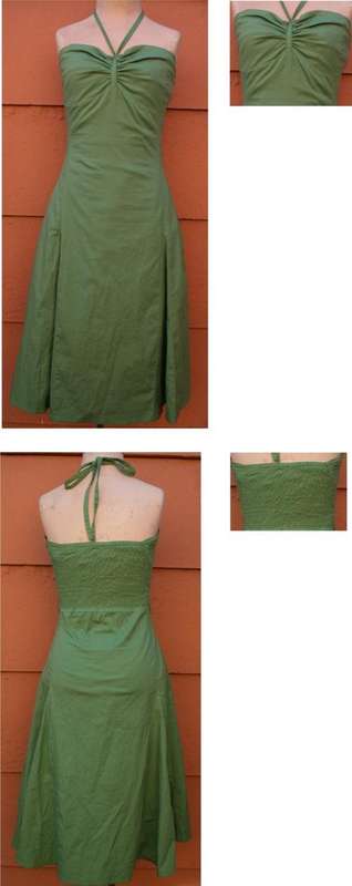 Green Halter Dress size 6